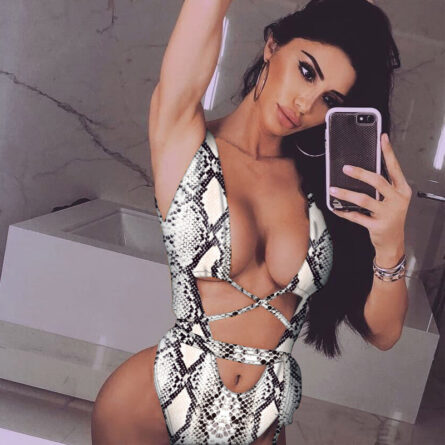 Hailey Strappy Waist Cut Out Swimsuit - Image 39