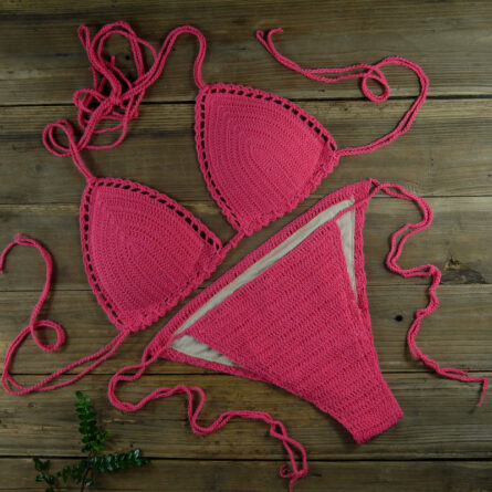 Handmade Sun-Kissed Crochet Boho Bikini - Image 53