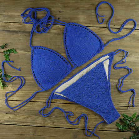 Handmade Sun-Kissed Crochet Boho Bikini - Image 26