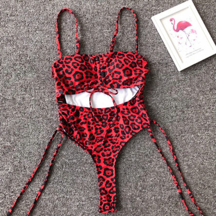 Tassel Dreams Underboob High Cut Out Swimsuit - Image 43