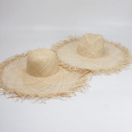 Vacation Time Handmade Large Straw Sun Hat - Image 24