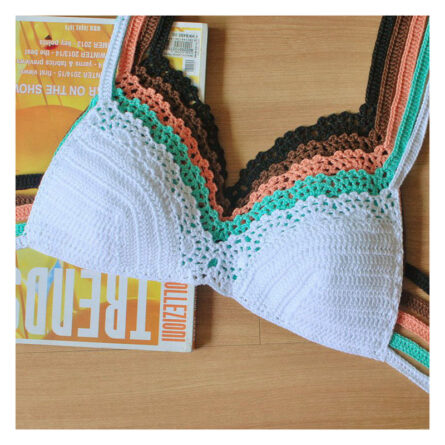 Handmade Crochet Bohemian Bikini Top – Bild 19