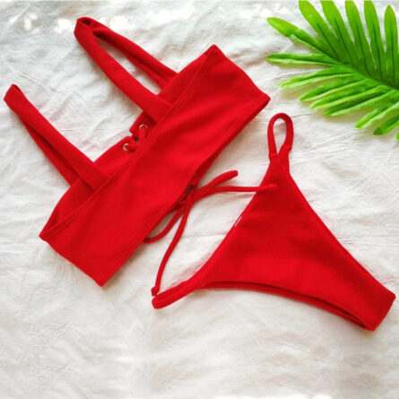 Malibu Lace Up Bikini Set - Image 21