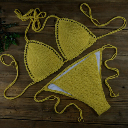 Handmade Sun-Kissed Crochet Boho Bikini - Image 50
