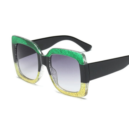 Sunset and Swim Oversized Square Dual Color Sunglasses – Bild 9
