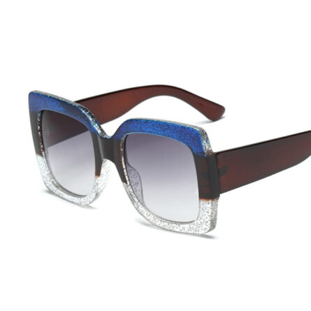 Sunset and Swim Oversized Square Dual Color Sunglasses – Bild 12