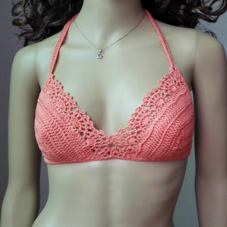 Handmade Crochet Bohemian Bikini Top – Bild 2