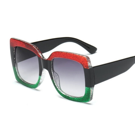 Sunset and Swim Oversized Square Dual Color Sunglasses – Bild 4