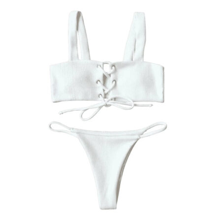 Malibu Lace Up Bikini Set - Image 17