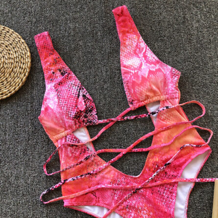 Hailey Strappy Waist Cut Out Swimsuit - Image 54
