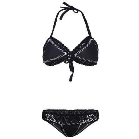 Sun Gaze Premium Halter Triangle Crochet Bikini – Bild 15