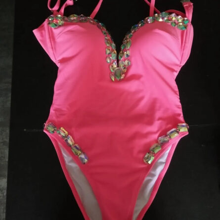 Luxe Vacation Crystal Rhinestone Swimsuit - Image 16