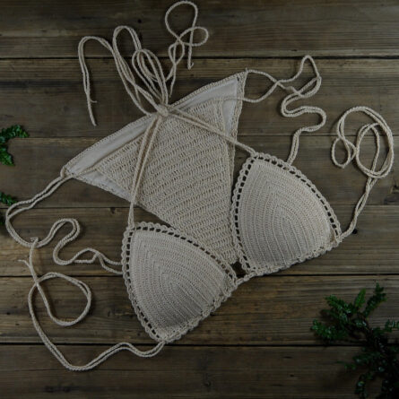 Handmade Sun-Kissed Crochet Boho Bikini - Image 3