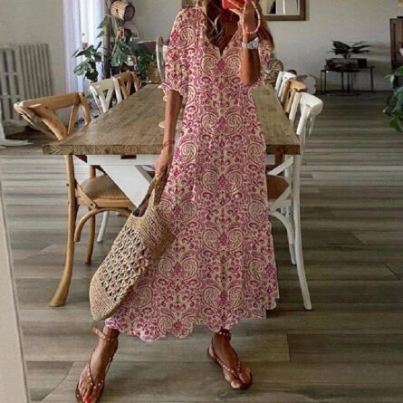 Sunset and Swim Beach Boho Maxi Dress - Image 3