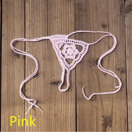Micro String Cut Out Crochet Bikini Bottom – Bild 8