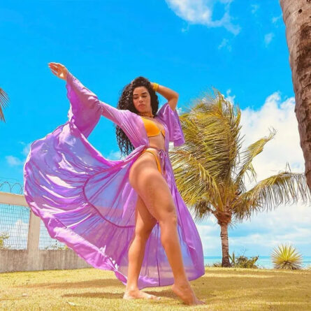 Caribbean Vacation Bikini Cover-up Long Tunic - Image 11