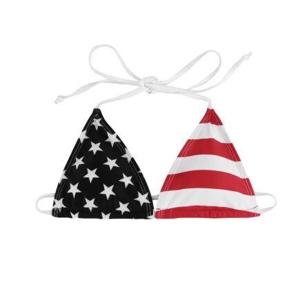 Stunning American Flag Bikini Top - Image 10