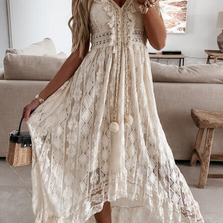 Boho Bliss Tassel Lace Dress – Bild 14