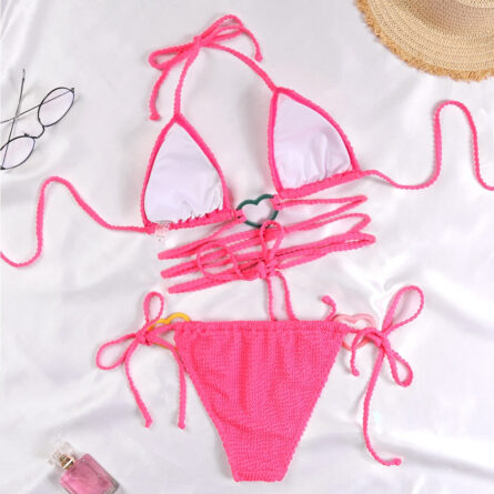 Flirty Hearts Sexy Wrap Around Strings Bikini Set - Image 12