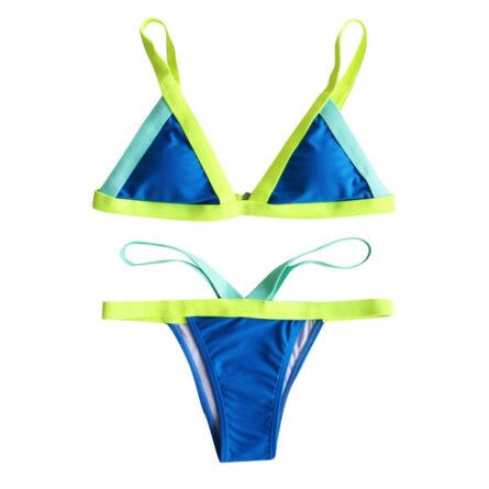 Santorini Sunset Bikini Sexy Cheeky Cut Out Bandage Bikini – Bild 13