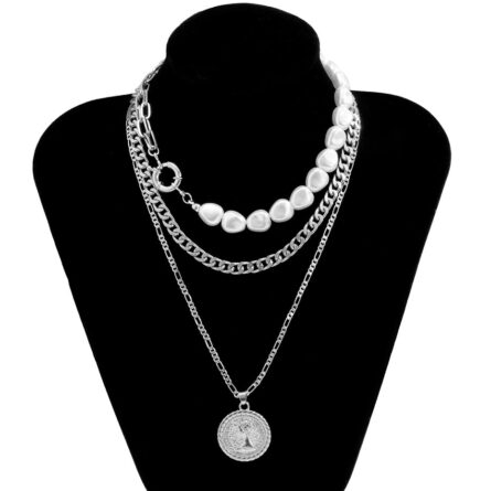 Paradise Lost Pearl Coin Pendant Necklace – Bild 31