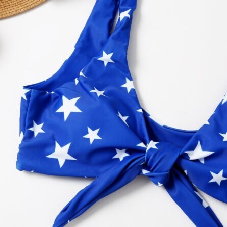 Gorgeous American Flag Thong Cheeky Bikini - Image 11