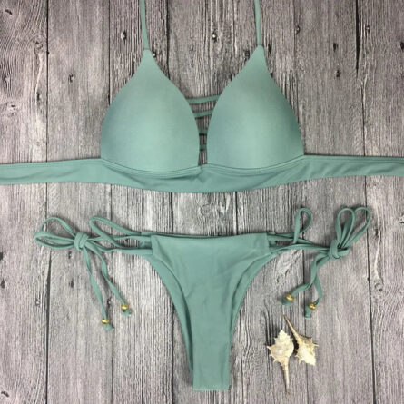 Sunset and Swim Hollow Out Cheeky Bikini - Image 5