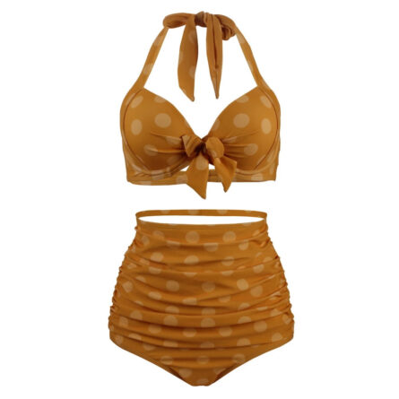 Retro Queen Halter High Waist Bikini - Image 27