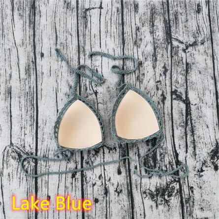 Ocean Breeze Triangle Crochet Bikini Top - Image 44