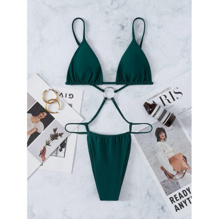 Micro String Open Back Swimsuit - Image 2