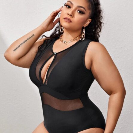 Sienna Mesh Plus Size Swimsuit - Image 20