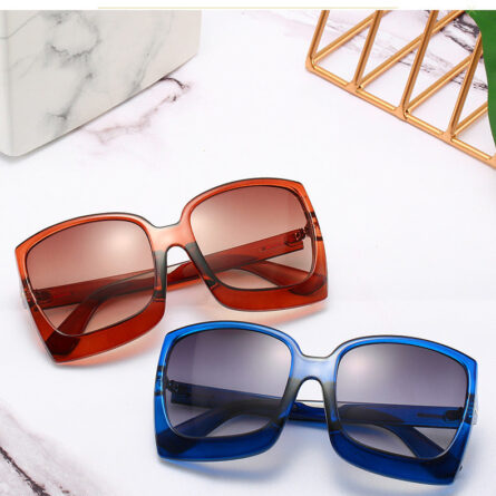 Monaco Oversized Square Sunglasses UV400 - Image 16