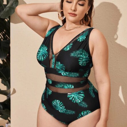 Sienna Mesh Plus Size Swimsuit - Image 28