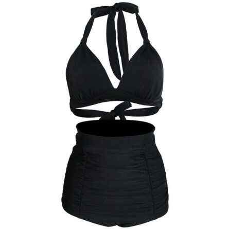 Retro Queen Halter High Waist Bikini - Image 51
