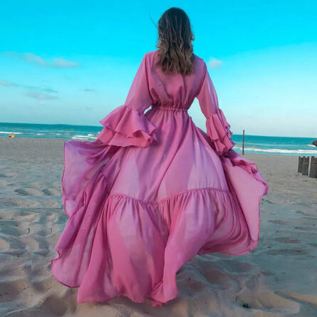 Caribbean Vacation Bikini Cover-up Long Tunic - Image 8