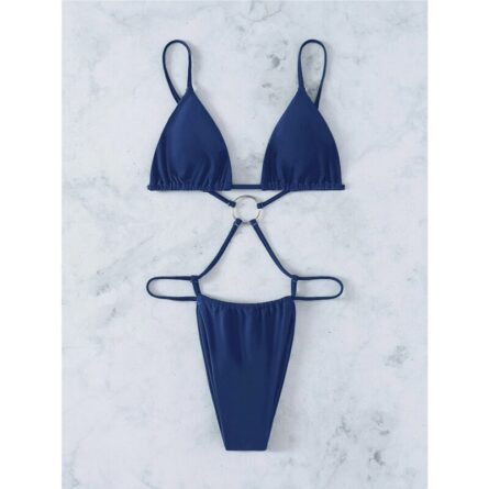 Micro String Open Back Swimsuit - Image 11