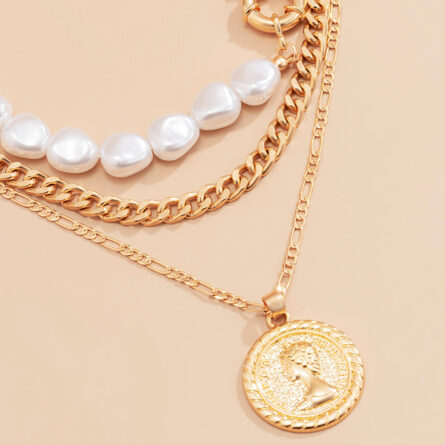 Paradise Lost Pearl Coin Pendant Necklace – Bild 34