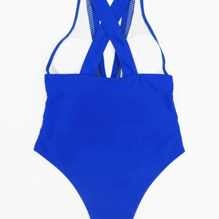 Midnight Mesh Hourglass One Piece Swimsuit - Image 6