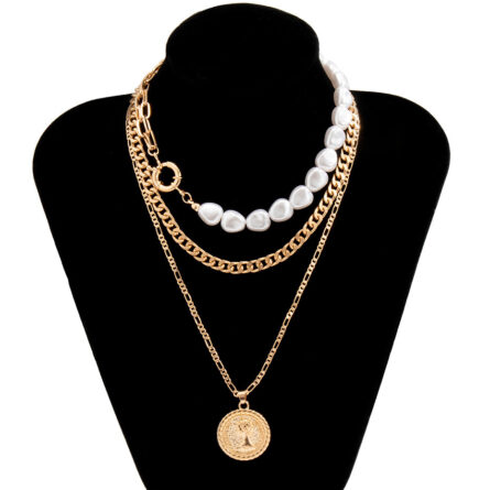 Paradise Lost Pearl Coin Pendant Necklace – Bild 30