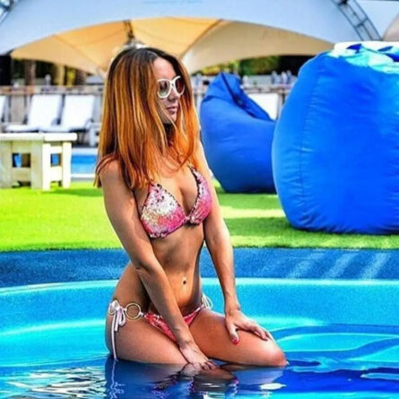 Mermaid Dreams Halter Sequin Glitter Bikini - Image 3