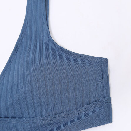 Sunset and Swim Modest Solid High Waist Ribbed Bikini - Image 22