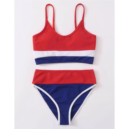 Seaside Serenity Colorblock Bikini - Image 45