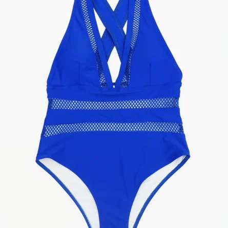 Midnight Mesh Hourglass One Piece Swimsuit - Image 13