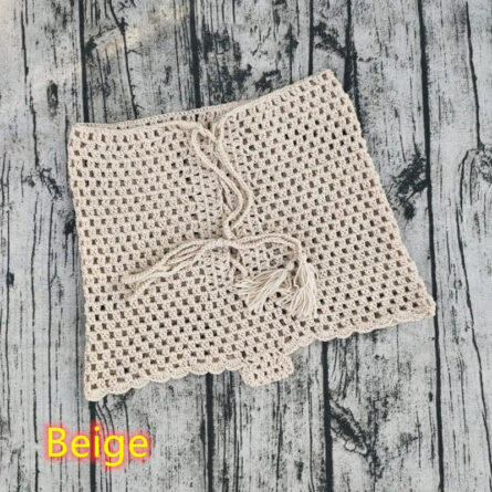 Seaside Whispers Boho Crochet Shorts - Image 18