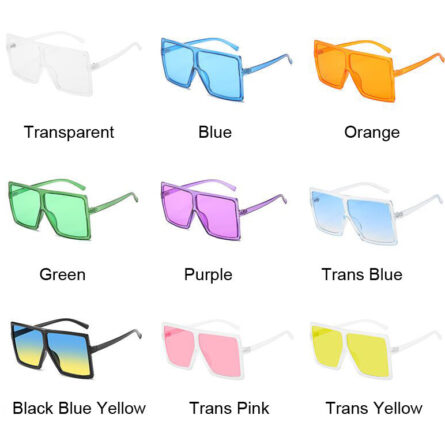 Golden Horizon Sunnies Oversized Square Sunglasses For Women – Bild 36