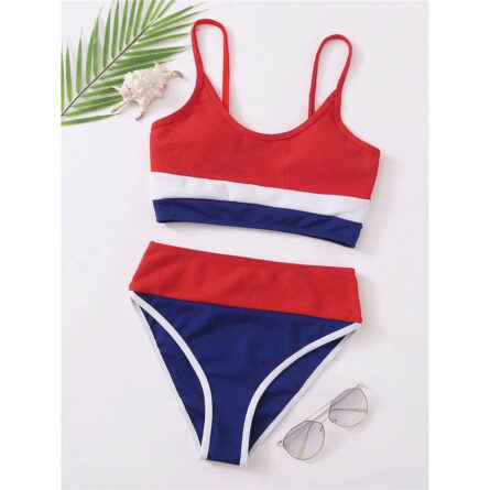 Seaside Serenity Colorblock Bikini - Image 44