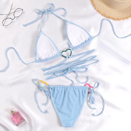 Flirty Hearts Sexy Wrap Around Strings Bikini Set - Image 38