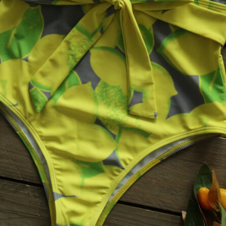 Pure Paradise Ruffle Shoulder Belt Swimsuit - Image 13