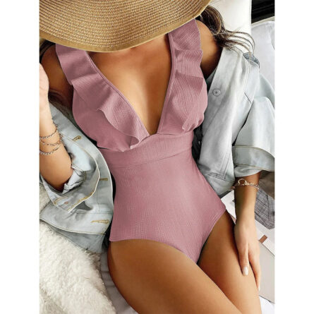 Lush Sea One Piece Ruffle Swimsuit - Image 11