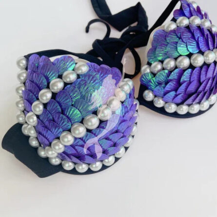 Celestial Sea Goddess Mermaid Bikini Top - Image 15